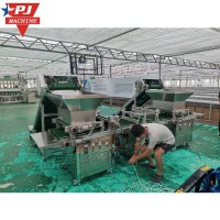 針吸式花菜辣椒點(diǎn)播機(jī)蔬菜花卉巖棉精播機(jī)穴盤(pán)覆土壓穴播種一體機(jī)