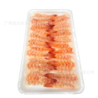 L壽司蝦去頭開(kāi)片壽司蝦熟蝦壽司材料紫菜包飯手卷蝦煎蝦即食30尾